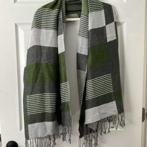 pashmina Accessories - Pashmina Silk Fringe Wrap